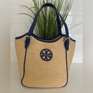 Tory Burch Straw Tote
